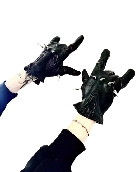 Kim Krueger Studded Gloves