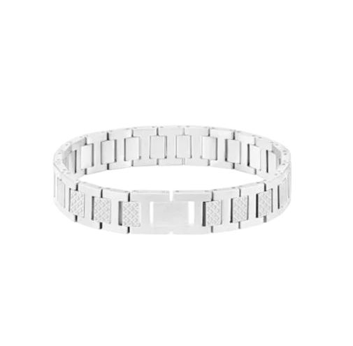 Steel Crocodile Bangle
